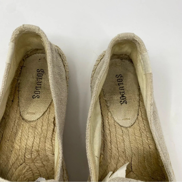 Soludos x Anthropologie rainbow heart espadrilles size 8 slip on embroidered - Picture 4 of 9